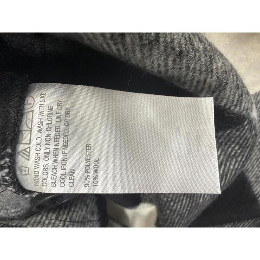 G by Giuliana Women's Black Label Plaid Trench Coat Black Size Medium Petite - Picture 5 of 5
